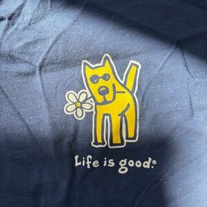 Life Is Good Navy T-Shirt